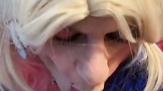 Harley Quinn bj's Parent for his Pudding.