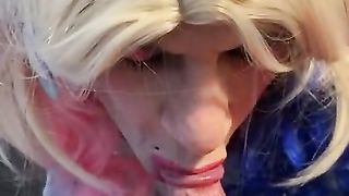 Harley Quinn bj's Parent for his Pudding.