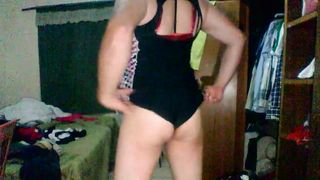 I wear my wifey's bikini