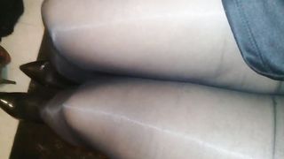 Taunting my stockings