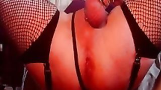 Sissy Michelle showcasing off and fumbling herself