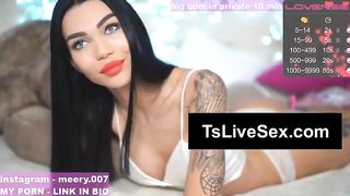 Inked Transgender Princess Honey Live on Web Cam Part four 041244 881728