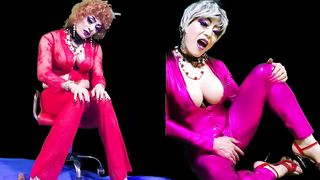 t-girl niclo gorgeous damsel getting off