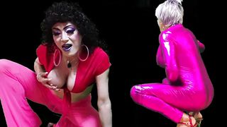 t-girl niclo gorgeous damsel getting off