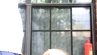 KeyunaKocks deep throats and takes bone