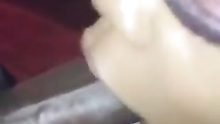 BIG BLACK COCK gargling and getting nailed like a Nasti Hoe champ