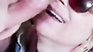 Trans chantelleslut37 inhales immense slick spunk-pump & swishes on jizz