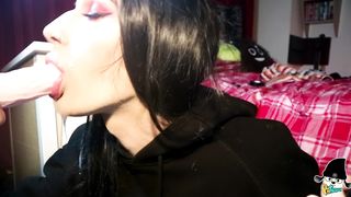 Wielded Punk Ladyboy Deep-Throats trio Spunk-Pumps Dirty Bukakke Gargle Feetjob