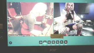 two PEOPLE SUCK XXXL WHEREBY WEB CAM SESH iris + Buttroos
