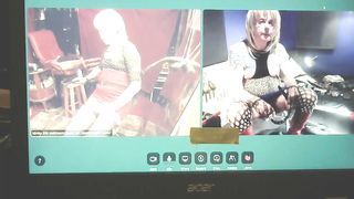 two PEOPLE SUCK XXXL WHEREBY WEB CAM SESH iris + Buttroos