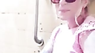 Transgirl trunk toying after being used by almost 30 dudes