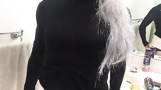 Steaming Crossdresser Gets Plumbed by Banana