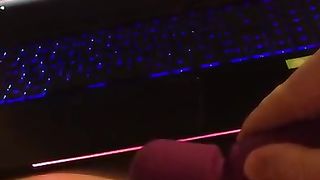 Cheating demolished ejaculation in purity cell, hitachi & big black cock