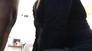 Sissy Terrieho fellating urinated on and facial cumshot jism on by big black cock