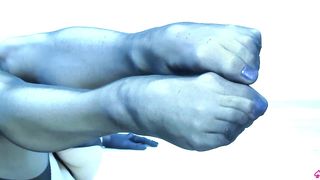 Latex-nylon Soles Showcase Handsfree Spunk