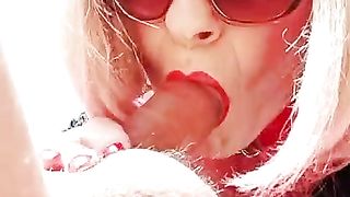 Superslut Alina gets porked rigid in the park.