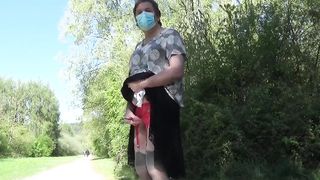 transgender travesti sounding urethral  outdoor underwear 62a