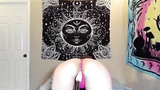 FTM Transman gets pulverized in lil black sundress and rosy