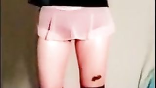 Blue velvet top pinkish mini episode 1