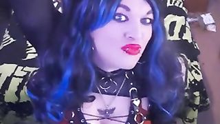 Shanna Platinum smoking Capri 120 and dancing