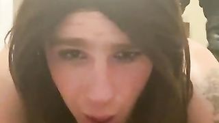 TRANSSEXUAL Tiffany with Father Cobain-pt6 internal ejaculation encountering camera