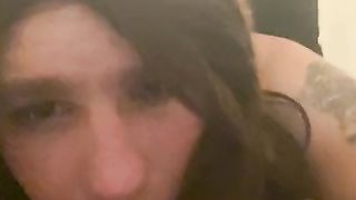 TRANSSEXUAL Tiffany with Father Cobain-pt6 internal ejaculation encountering camera