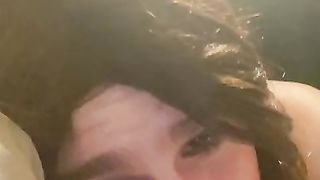 TRANSSEXUAL Tiffany with Father Cobain-pt6 internal ejaculation encountering camera