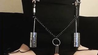 Kinky maso slut remote e-stim session, April 21, 2021