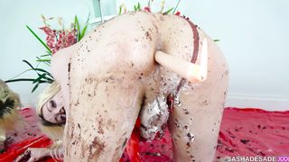 T-Model Cake Sitting - Dirty Donk and Throat for Sasha De Sade