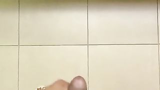 Sissy Ambles Around Nude And Uses The Womens Public Toilet