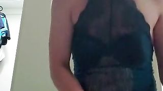 Sissy Strokes off Undergarments