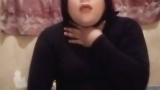 Bootylicious Hijab Crossdresser drains her own lovely fuck-stick