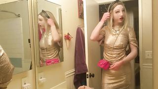 Miss Eva Mae - Utter Sundress up [ Masculine to Damsel ] Silicone Bod Suit Transformation