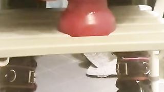 Christina doing the humungous crimson cork