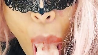 Sissy Femboy Gargle In Public And Facial Cumshot Part (1 of two)