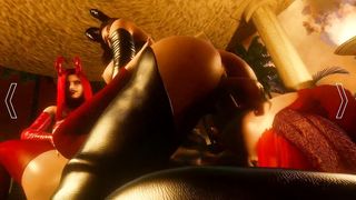THREE DIMENSIONAL HERMAPHRODITISM - Scorching Trans Ravaging Lady, Hottest Toon Vid GamePlay
