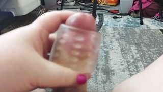 Lovely PLUS-SIZE Ladyboy Shoots Stream in Uber-Cute Garb POINT OF VIEW