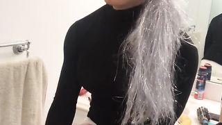 Super Hot Crossdresser Gets Ravaged by Banana