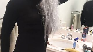 Super Hot Crossdresser Gets Ravaged by Banana