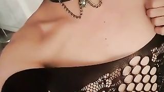 The Lil' Sissy fresh black mini garbs brief light-haired