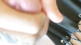 Trans milking, sloppy converse and jism