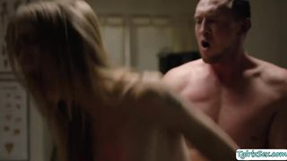 Bony and smalltits T-Girl Crystal Thayer gets plumbed in the health center