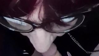 Sissy Tania Cox getting her facehole used for the very first time by her fresh parent