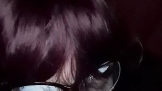 Sissy Tania Cox getting her facehole used for the very first time by her fresh parent