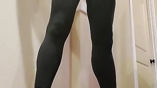 Sandra's Polka Dot High-Heeled Slippers