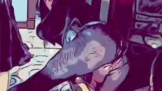 Crimson Silk Mittens...Librarian Bitch...Hooking on highway...