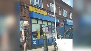 sissy vulva at the shops