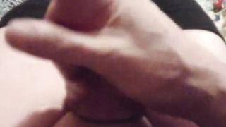 Black nighty and leginings slow motility jizz shot