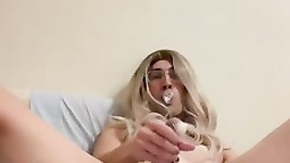 Sissy Munches Her Spunk Out of Protection