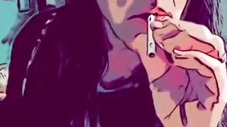 Smoking COUGAR with Dee Angels